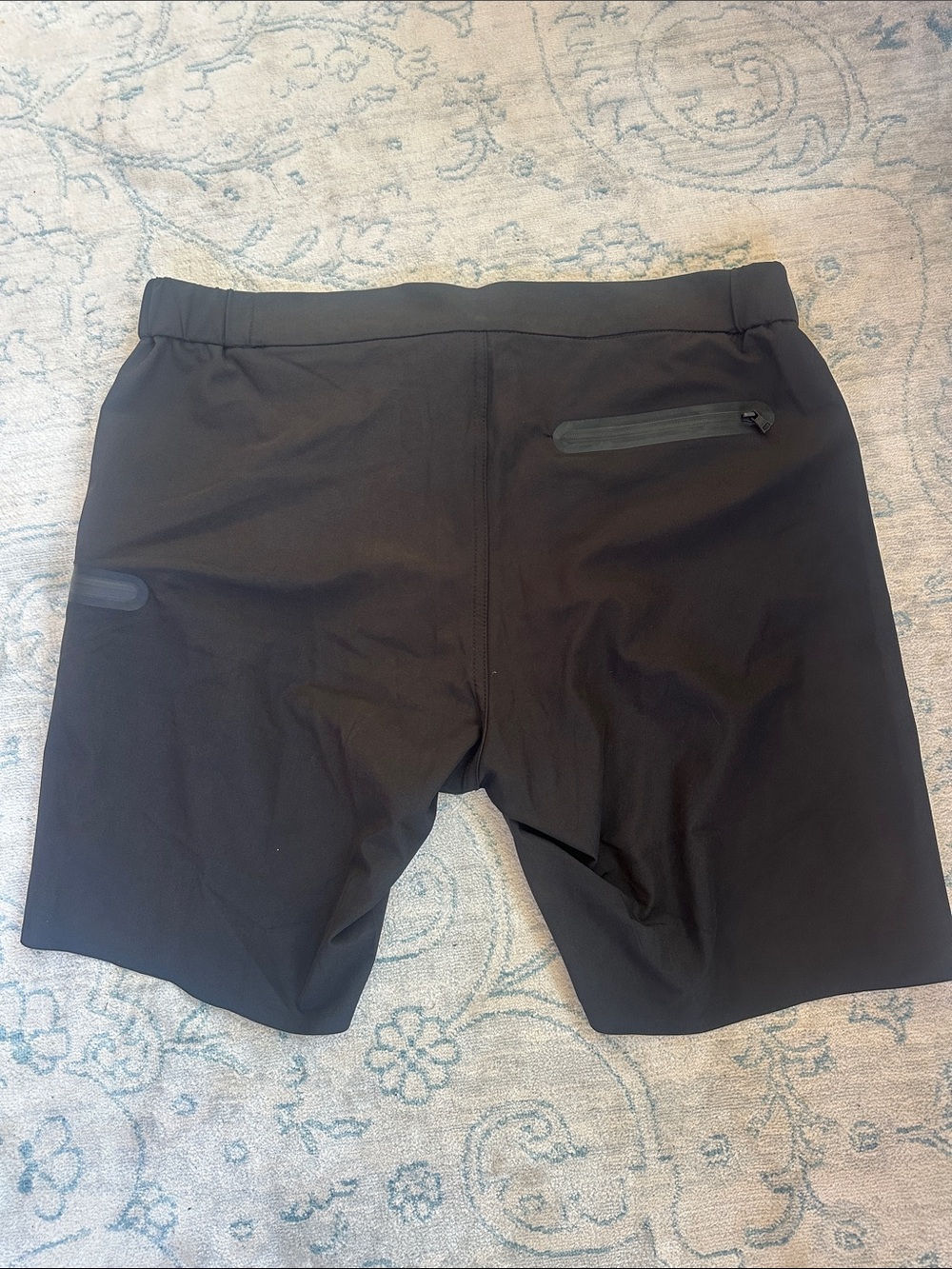 NWT Onia Black Men's Swim Board Shorts Ethan 9 E with Zip Pocket - Picture 4 of 7